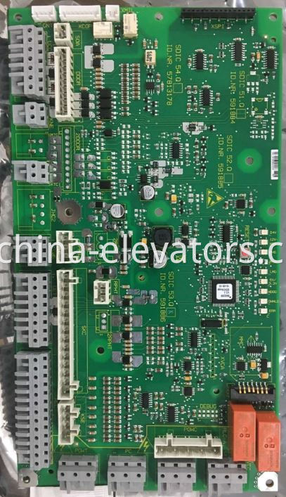 Schindler 3300 Top Top PCB SDIC 53.Q OEM PARTE# 591886 Schindler 3300 Elevator Car Top PCB SDIC 53.Q OEM Part# 591886